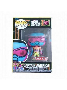 MARVEL Funko Pop! Captain America Bobble - Head Figure #987